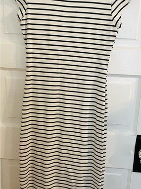 Velvet Torch Black and White Striped Top Nordstrom New with minor flaw.